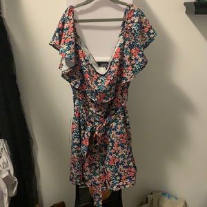 Multicolor Floral Romper